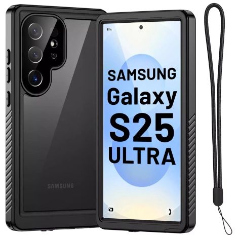 Funda impermeable para Samsung Galaxy S25 Ultra Alogy HydroArmor™ IP68 con parte trasera transparente y protección blindada de 360 grados. (1/5)