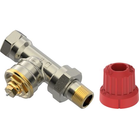Danfoss M30 Ventilgehäuse MIO 10 M30x1,5, R 3/8", Durchgangsausführung, matt vernickelt