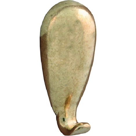 1BL GANCIO PER QUADRI 'GOCCIA' mm 30 - pz.  5 bronzato