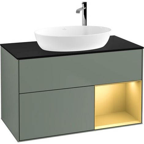 Villeroy & Boch F902HFGM Meuble sous-lavabo Finion F90 (1/2)