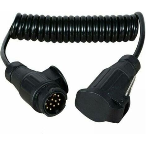 Câble de rallonge pour remorques 13-13 pin 3M Wiring caravan plug Câble de rallonge spiralé pour véhicules (1/5)
