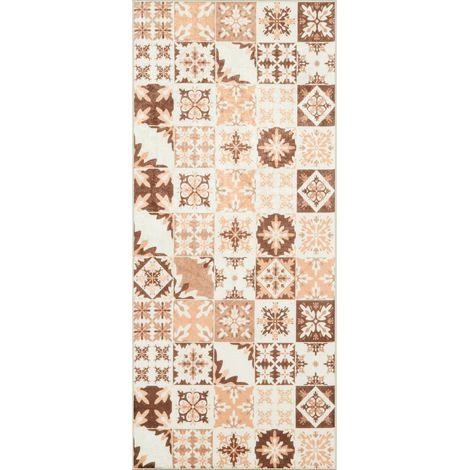 Tapis de cuisine imprimé Intérieur Azulejo Carreaux de ciment - 80 x 300 cm (1/5)
