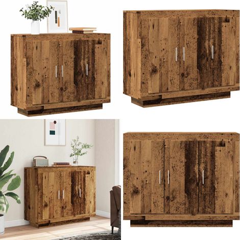 vidaXL Sideboard Altholz-Optik 92x35x75 cm Holzwerkstoff (1/5)