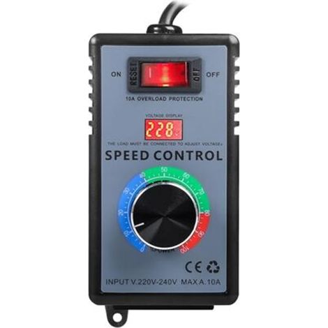 controlador de velocidad de motor de 220 V, regulador de voltaje SCR de 4000 W, controlador de velocidad de ventilador, termostato para herramientas eléctricas (1/5)