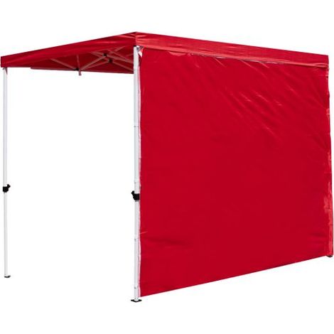 Laterales Individuales Carpas Plegables - Lateral Liso 3 Metros Master para Carpas 3x2 - Rojo