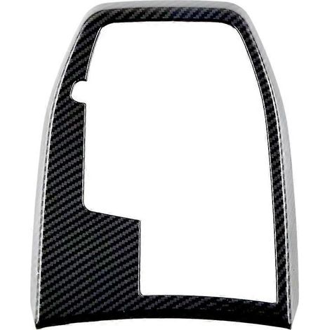 Accessoires de garniture de panneau de levier de vitesse et de console centrale pour BMW X1 U11 2023-2024 - ABS et fibre de carbone