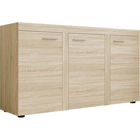 Buffet Tucson 121, Sonoma chêne, 82x149cm, Le nombre de portes: 340cm, Stratifié (1/4)