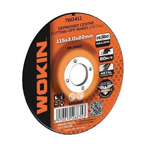 25,0 x DISCO ABRASIVO TAGLIO FERRO 760 WOKIN