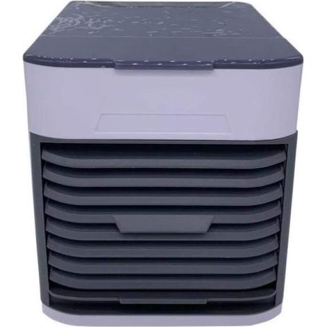 Rafraîchisseur d'air par Évaporation - Mini Refroidisseur d'air Humidification - Gris (1/4)