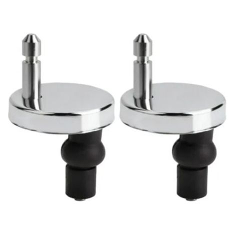 royaluxe-Ensemble de 2 fixations universelles pour siège de toilette, fixateurs d'abattant de toilette à charnière (1/5)