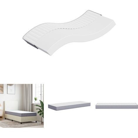 The Living Store Matratze Schaumstoff Mittelweich 90x190 cm - Matratzen (1/5)