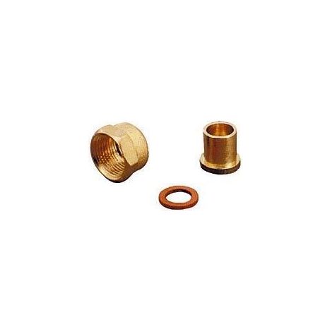 DIPRA Raccord 2 pièces+joints butane propane Ø12 - Ecrou 20/150