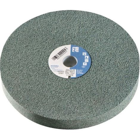 Meule 250 x 40 x 51 mm, 80 J, carbure de silicium, pour meuleuse double metabo (1/2)