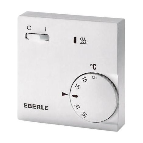 TERMOSTATO INTERIOR DE SUPERFICIE EBERLE RTR-E 6202 PROGRAMA DIARIO 5 30 C 111 1104 51 100