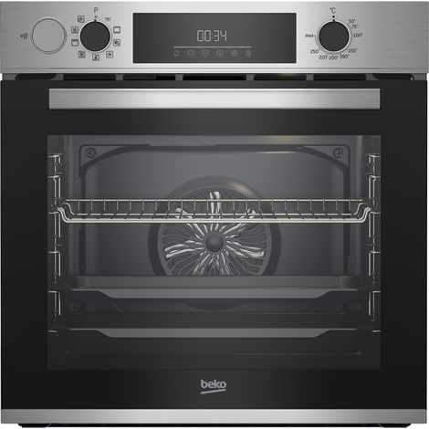 Beko BBIS12300XDE: Forno Beyond Multifunzione Assistito a Vapore SteamAssist, b300, 9 Funzioni. Dimensione del forno: Media, Tipo di forno: Forno elettrico, Capacità interna forno totale: 72 L. Pos... (1/10)