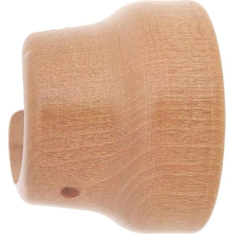 RIEL CHYC soporte madera liso lateral 28x 42 mm. pino , Soporte madera liso- Medida: ø28x42 mm.- Color: pino.- Colocación lateral.- Ideal para el montaje de