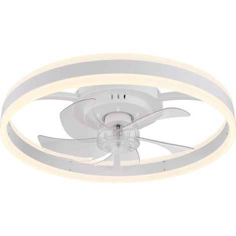 Ventilador Plafón de Techo con Luz Led MAX AIR Ø 50 cm Blanco