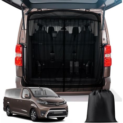 Moustiquaire Magnétique Personnalisée pour 2016-2025 Citroën Jumpy pour Porte Arrière, Moustiquaire Van pour Porte Arrière, Moustiquaire avec Fermeture éclair sur Porte Centrale,Seule Couche-pour Jump (1/5)
