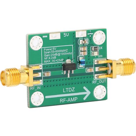 Module amplificateur de puissance RF SBB5089 50 MHz – 6 000 MHz, gain de 20 dB, carte de module amplificateur RF (1/5)
