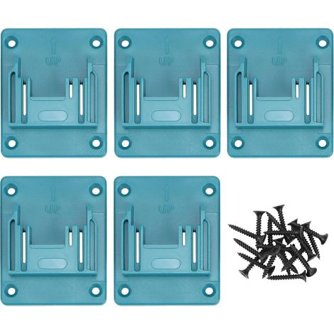5 Pièces supports perceuse, porte-outils électriques sans fil avec vis, compatible avec 18 V perceuses (1/5)