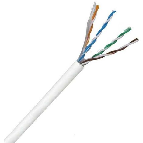 Matassa Bobina Cavo Di Rete Bianco UTP CAT 5E LSZH (305 METRI) - FRACARRO 305MT-287528
