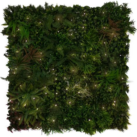 Jardín vertical lighted sauvage 100 x 100 cm nortene