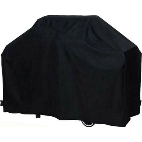 Housse de Barbecue 170x61x117cm Noir, Couverture de Grill Protectrice Anti-Vent Anti-UV Imperméable Anti-Humidité Antipoussière (1/4)