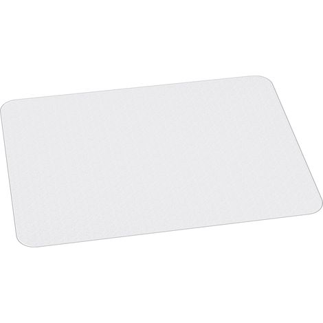 Tapis de chaise de bureau antidérapant plastique transparent rectangulaire 90x120cm