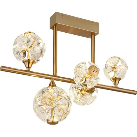Globo - plafoniera - VIRINA - oro - vetro - LED - 16047-5D (1/5)