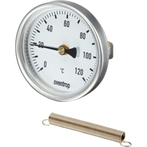 OVENTROP Anlegethermometer für Messing Heizkreisverteiler, 1404095 (1/2)
