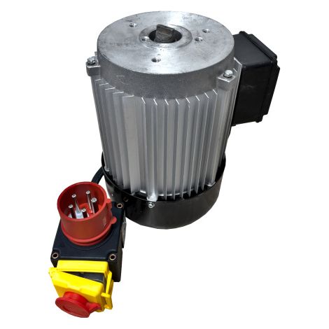 Ersatzmotor Industriemotor Elektromotor 400V 3,0kW 50Hz Motor für Holzspalter mit Kedu KOA7 Schalter-Stecker-Kombination
