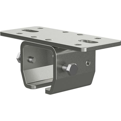 Montaje en techo para riel guía de 60x132 mm para tubo de acero galvanizado 10333045