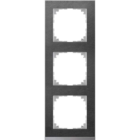 Merten Decor-Rahmen 3-fach Schiefer/aluminium MEG4030-3669 (1/2)