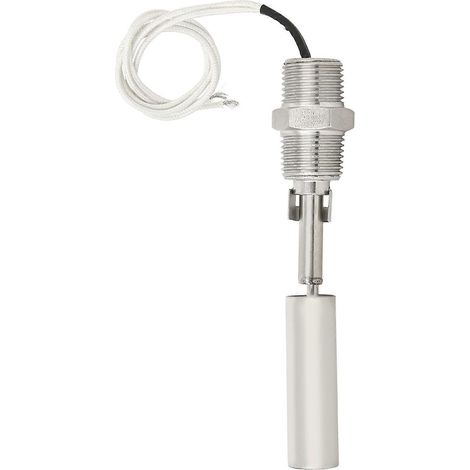 Capteur de niveau d'eau à flotteur, montage latéral, acier inoxydable 304, filetage mâle 1/2 NPT, 0-110 V CC (1/4)