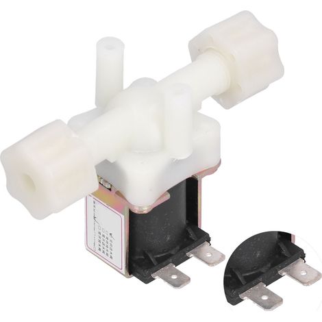 Électrovanne G1/4, contrôleur d'arrivée d'eau pour machine d'osmose inverse, normalement fermée, 12 V CC (1/5)