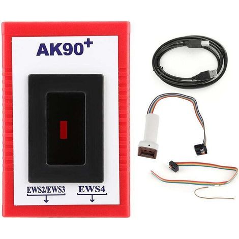 Akozon Schlüsselprogrammiergerät, AK90 + ABS Autoschlüsselprogrammiergerät, Schnelllese- und Diagnosetool V3.19 für EWS AK90 KEY-PROG (1/5)