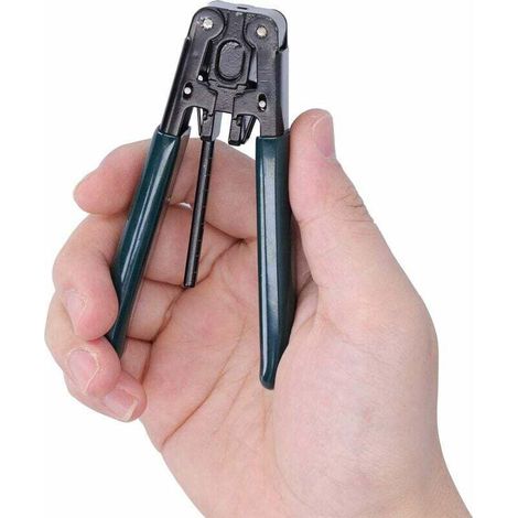 Fiber Optic Stripper, Portable Black Wire Stripper, Electrician's Tools for Tightly Wrapped Cable, CATV Cable, CB Antenna Cable, Twisted Pair (1/5)