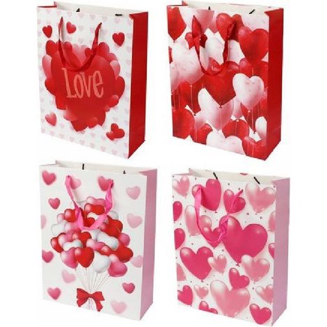Trade Shop - SET 6 BUSTAINS FÜR SAN VALENTINO CUORI 18X23X8.5CM 71091 MODELS - (1/2)