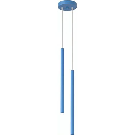 Lámparas colgantes PASTELO azul claro acero 2xG9 15cm Sollux (1/2)