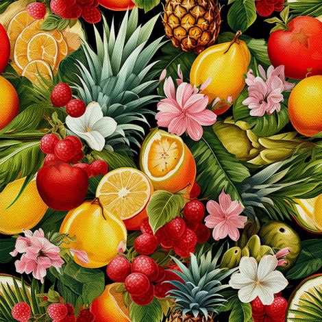 Tela decorativa para exteriores Oxford - Motivo frutal  DX6575 (1/5)