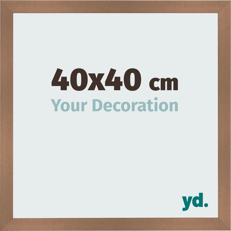 yd. - Cadre photo 40x40 - Cuivre Decor - MDF - Bologna (1/5)