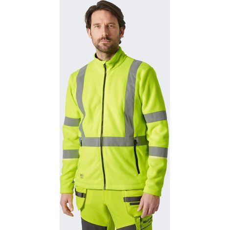 Helly Hansen Veste polaire UC-ME jaune fluorescent sécurité (1/3)