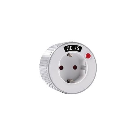 Minuteur Prise Electrique Compte à rebours mécanique Prise programmable AC230V 16A 3680W Affichage LED 24 Heures intervalle 1 Minute Prise minuteur TM15