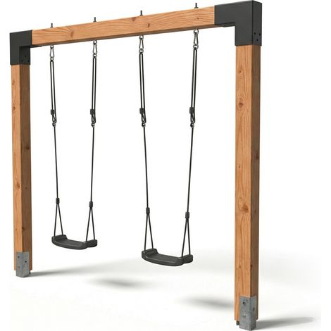 EXIT Linea Robust 110 doppelte Holzschaukel (1/5)