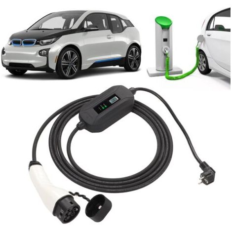 Pair - SJLERST 3.6 KW Chargeur EV Type 2 Chargeur de Voiture électrique 16A 5m Câble de Charge pour Voiture électrique Standard IEC 62196-2 Type (1/5)
