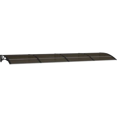 Door Canopy Black 400x100 cm Polycarbonate vidaXL