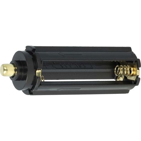 vhbw Convertitore da cella 18650 a 3 pile micro / AAA per torcia elettrica - 2,2 x 6,6 cm