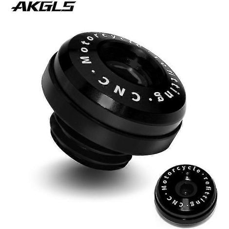 Accessoires moto pour Yamaha T-Max 500, T-Max 530, T-Max 530 SX/DX et T-Max 560 (2020-2021) : couvercle de bouchon de filtre à huile moteur et cache-boulon (noir). (1/3)