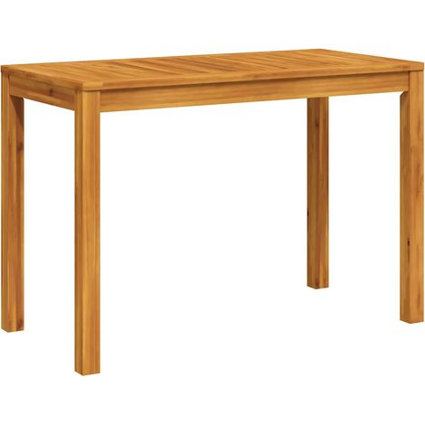 Garden Dining Table 110x55x75 cm Solid Wood Acacia vidaXL