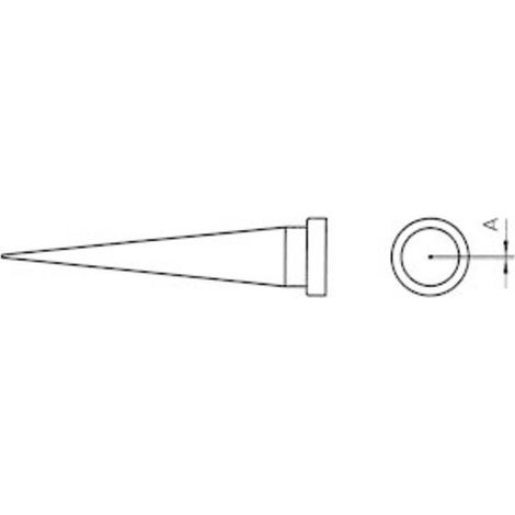 Weller LT-S punta de soldador plateada 0,4 mm